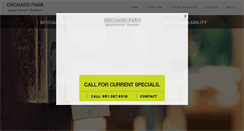 Desktop Screenshot of orchardpark-apartments.com